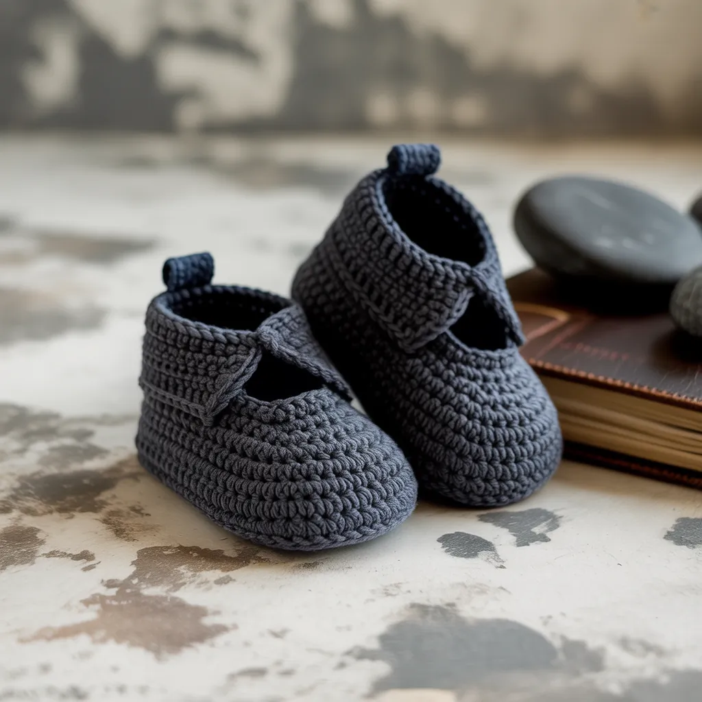 crochet baby shoes free pattern
