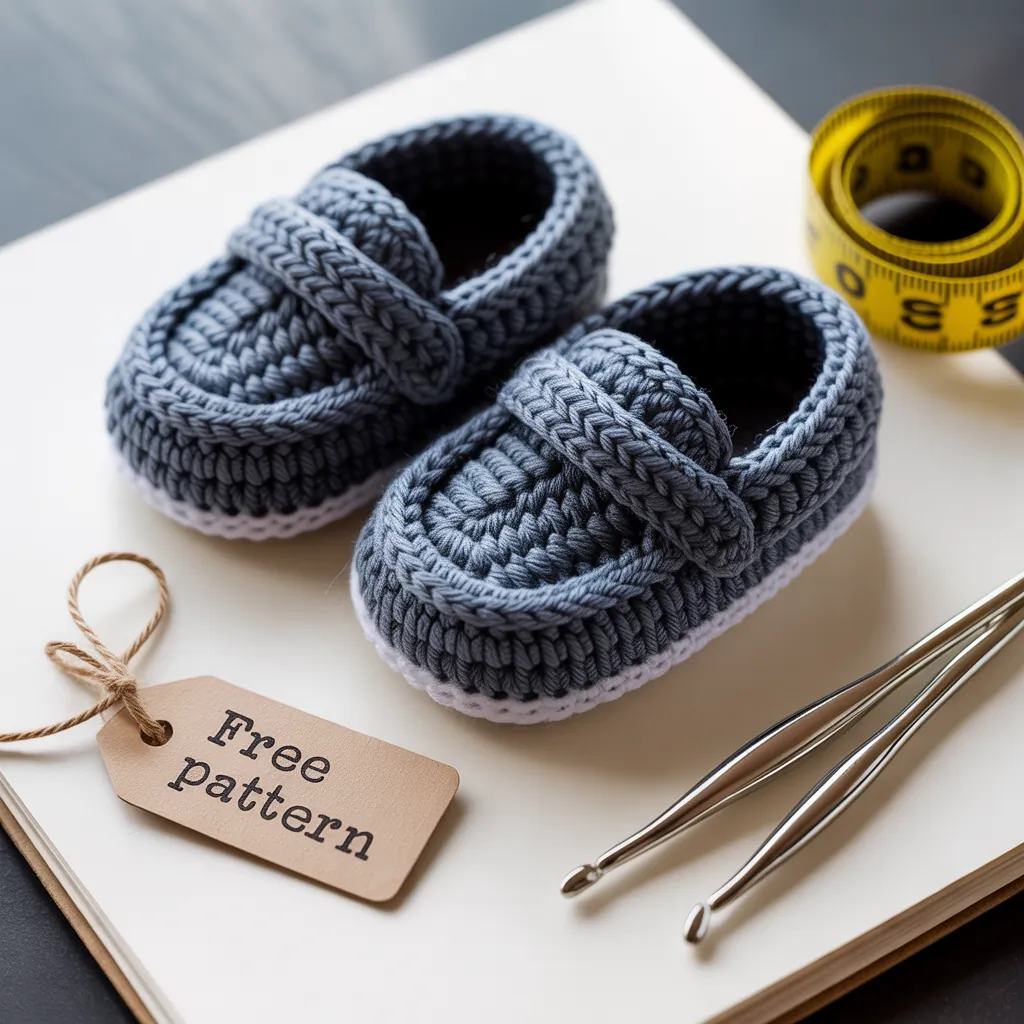 crochet baby shoes free pattern