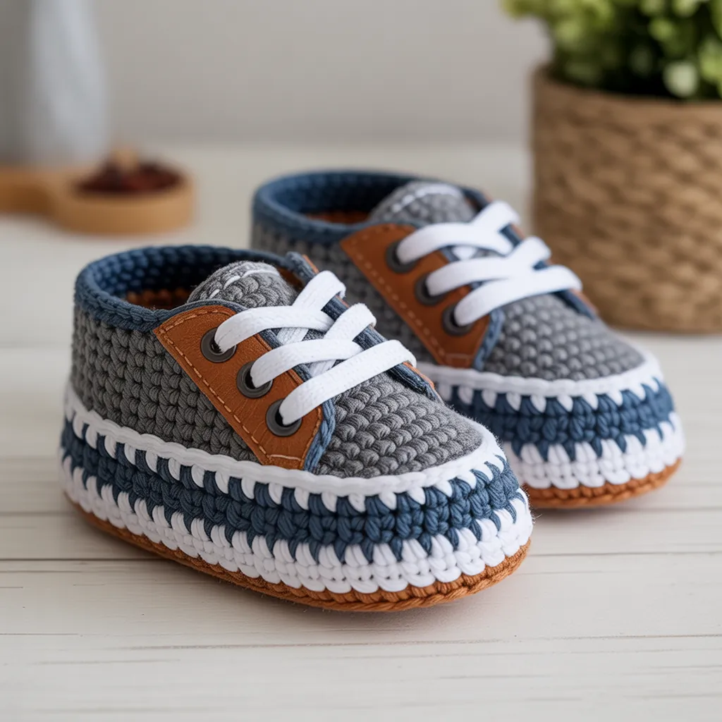 crochet baby shoes free pattern