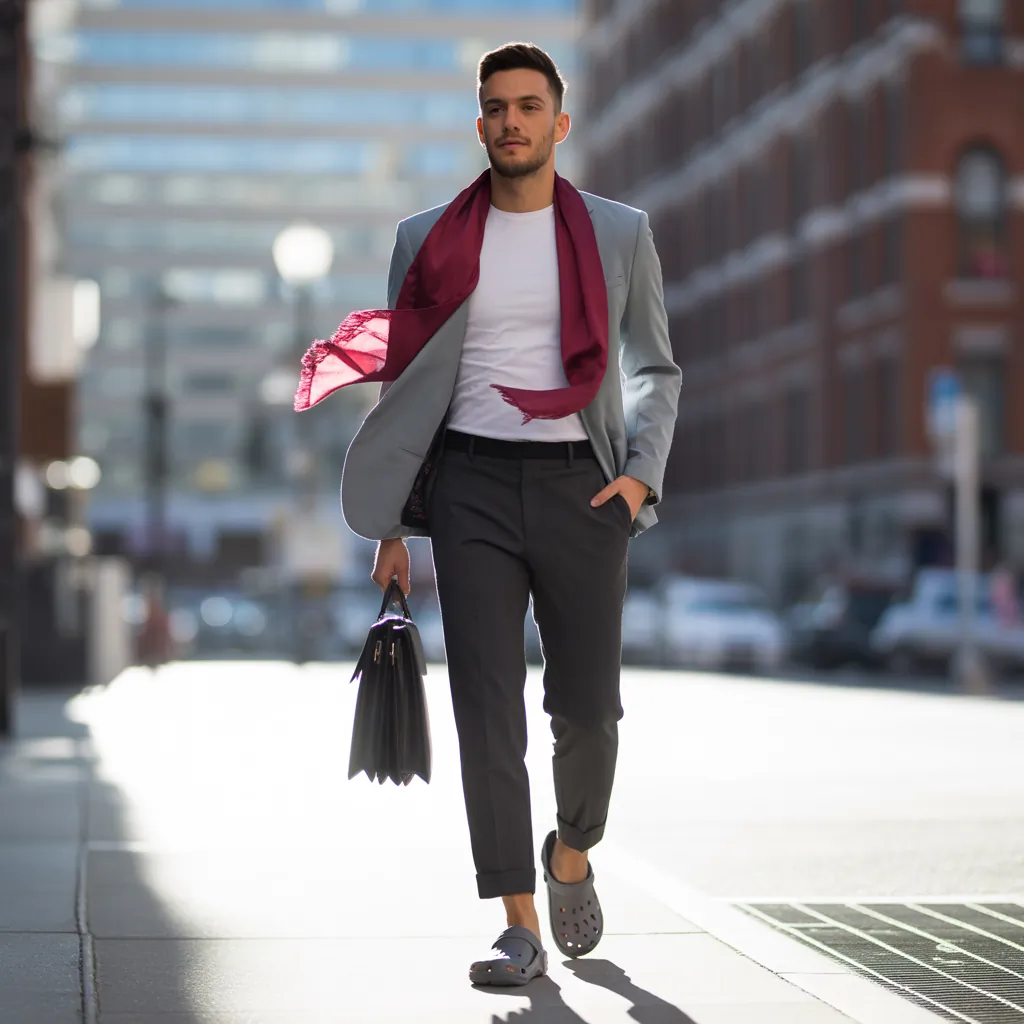 crocs outfit ideas for men