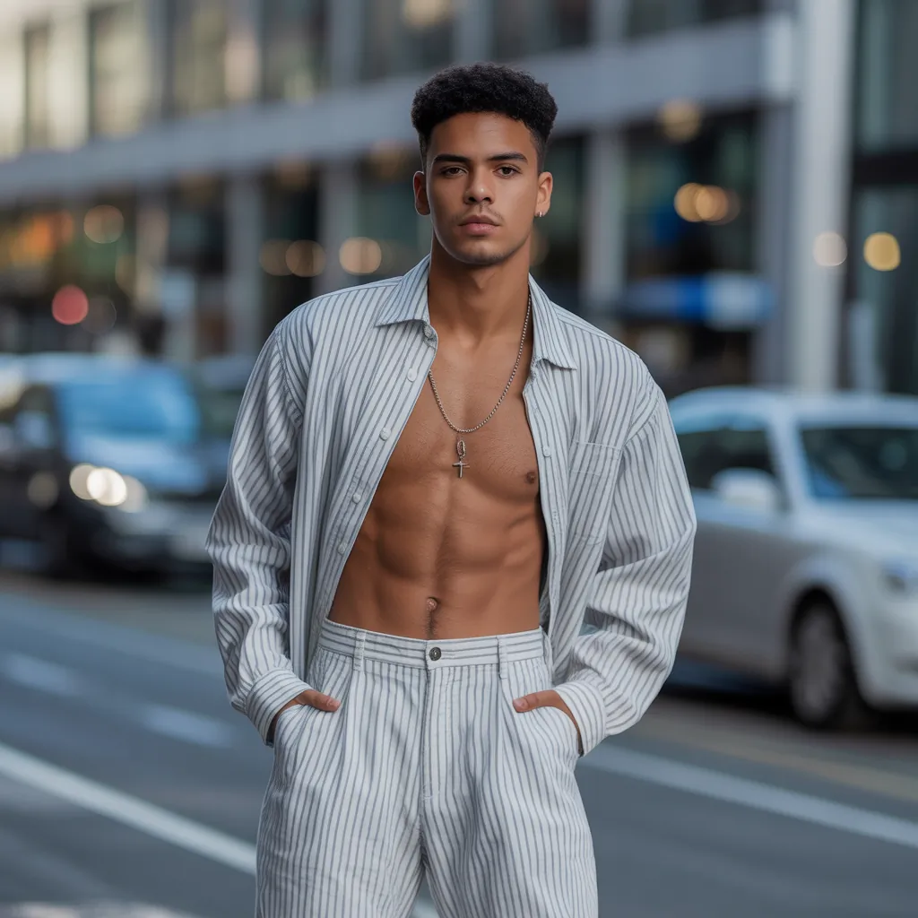 cropped shirt outfit