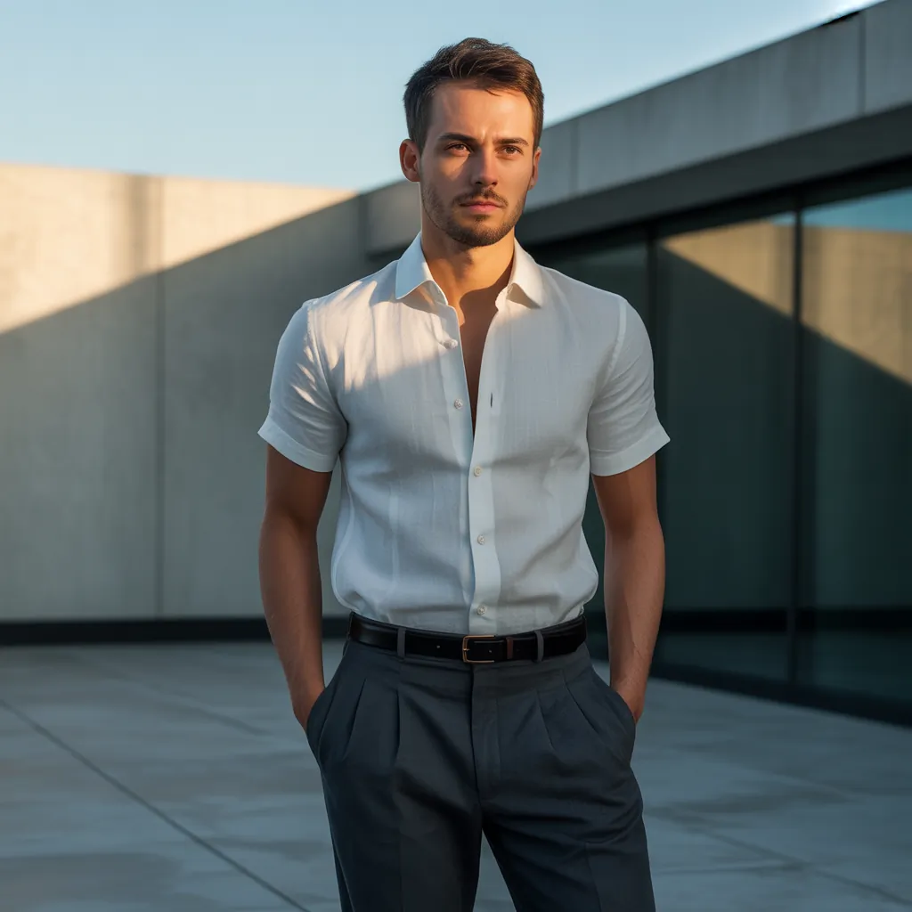 cropped shirt outfit