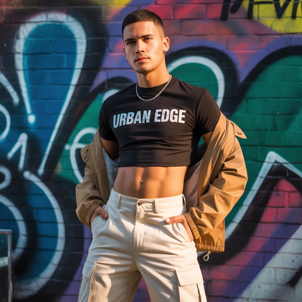 cropped shirt outfit