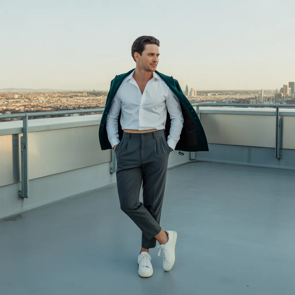 cropped shirt outfit