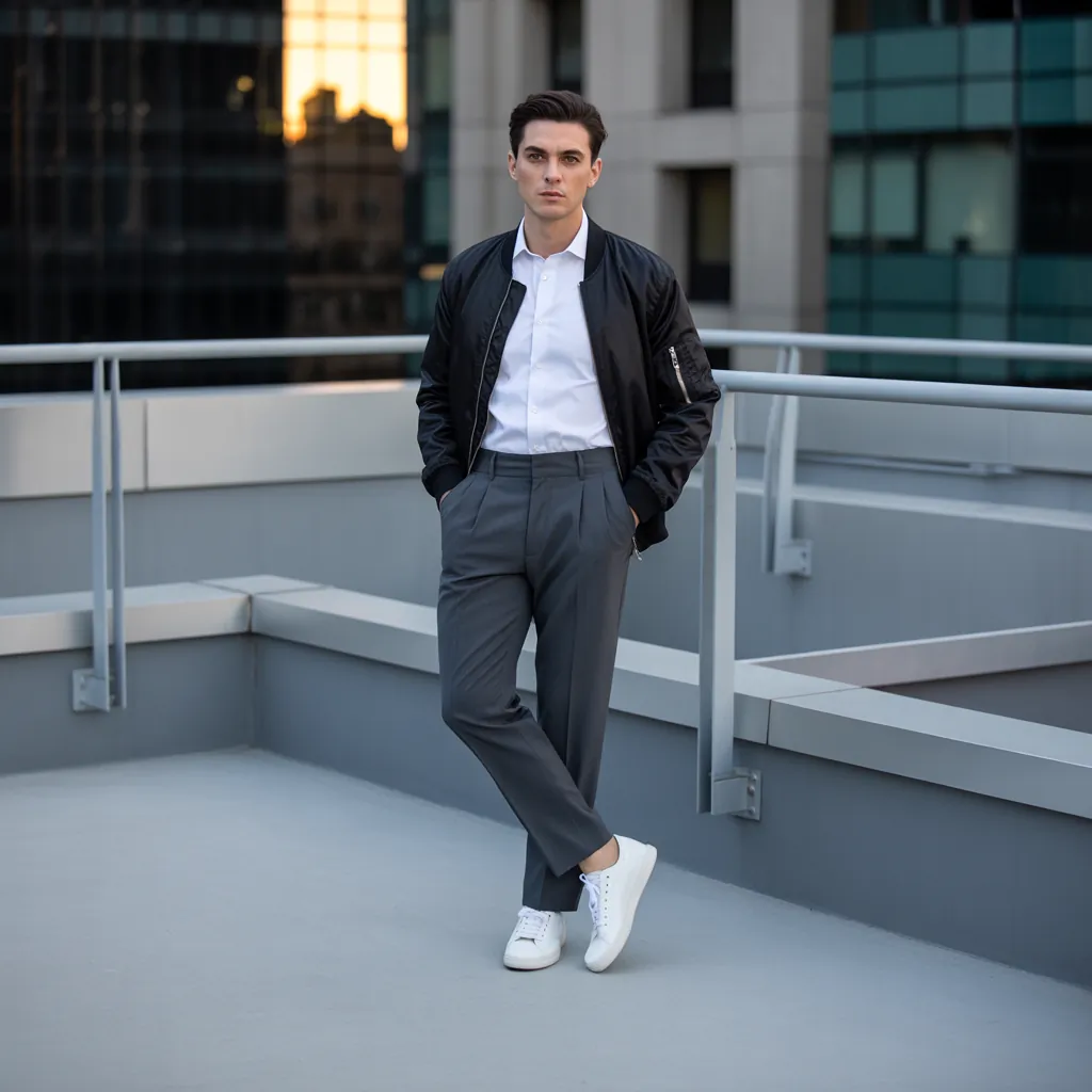 cropped shirt outfit