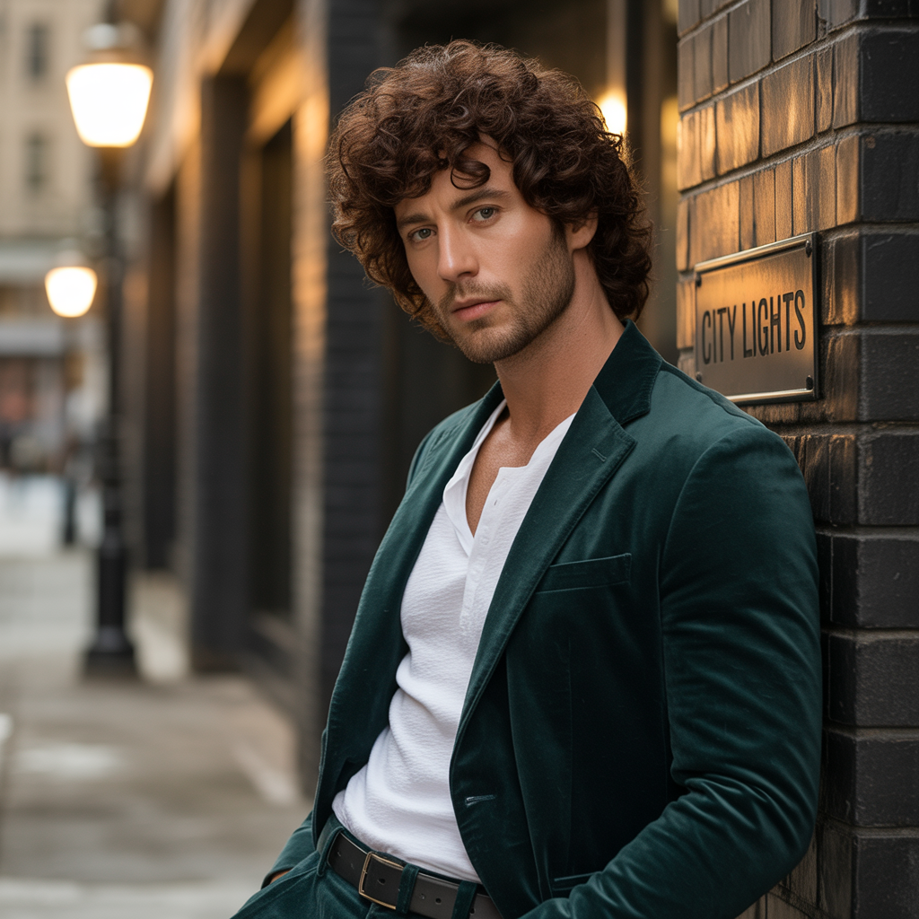 curly hair men