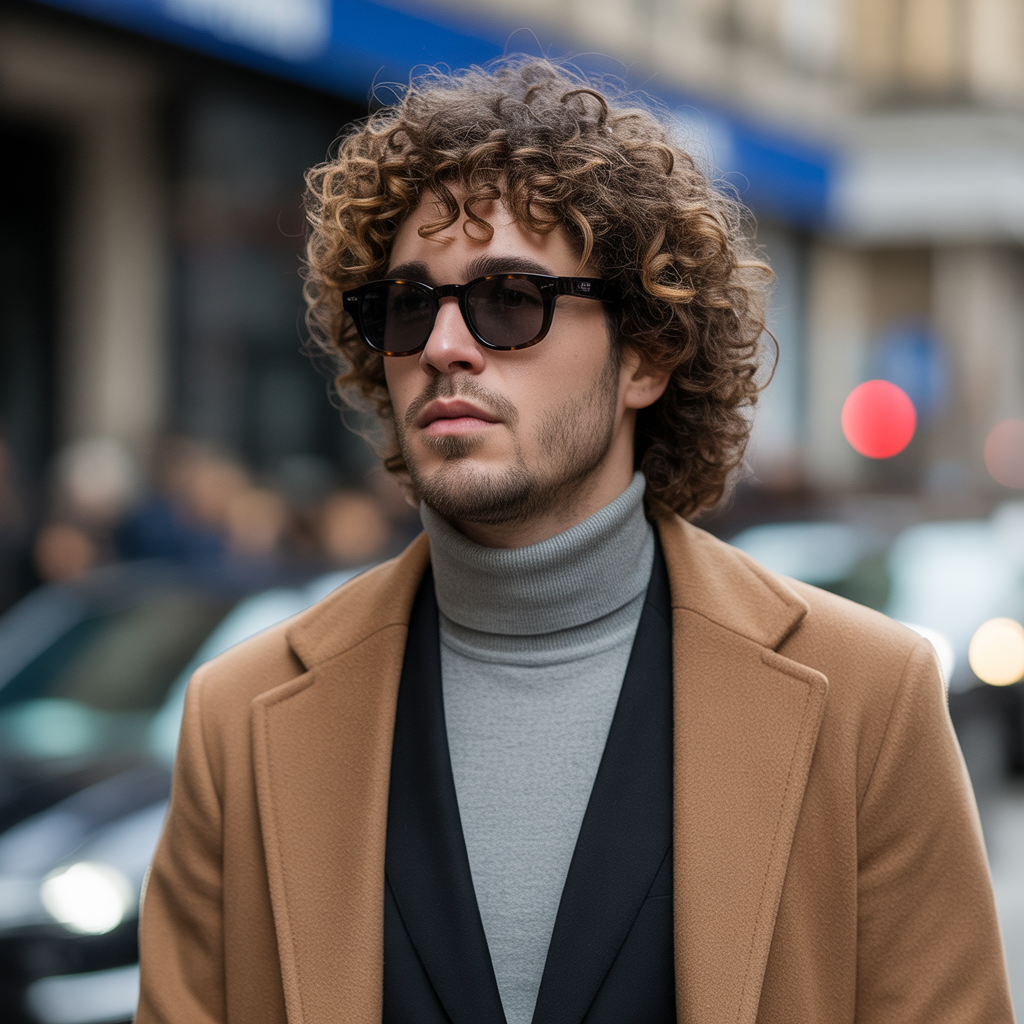curly hair men
