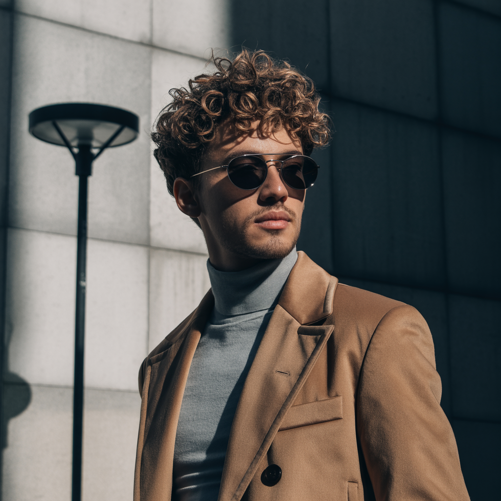 curly hair men
