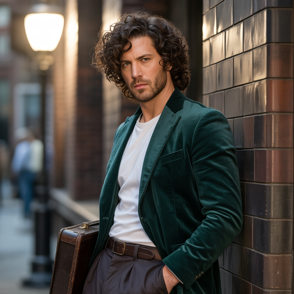 curly hair men