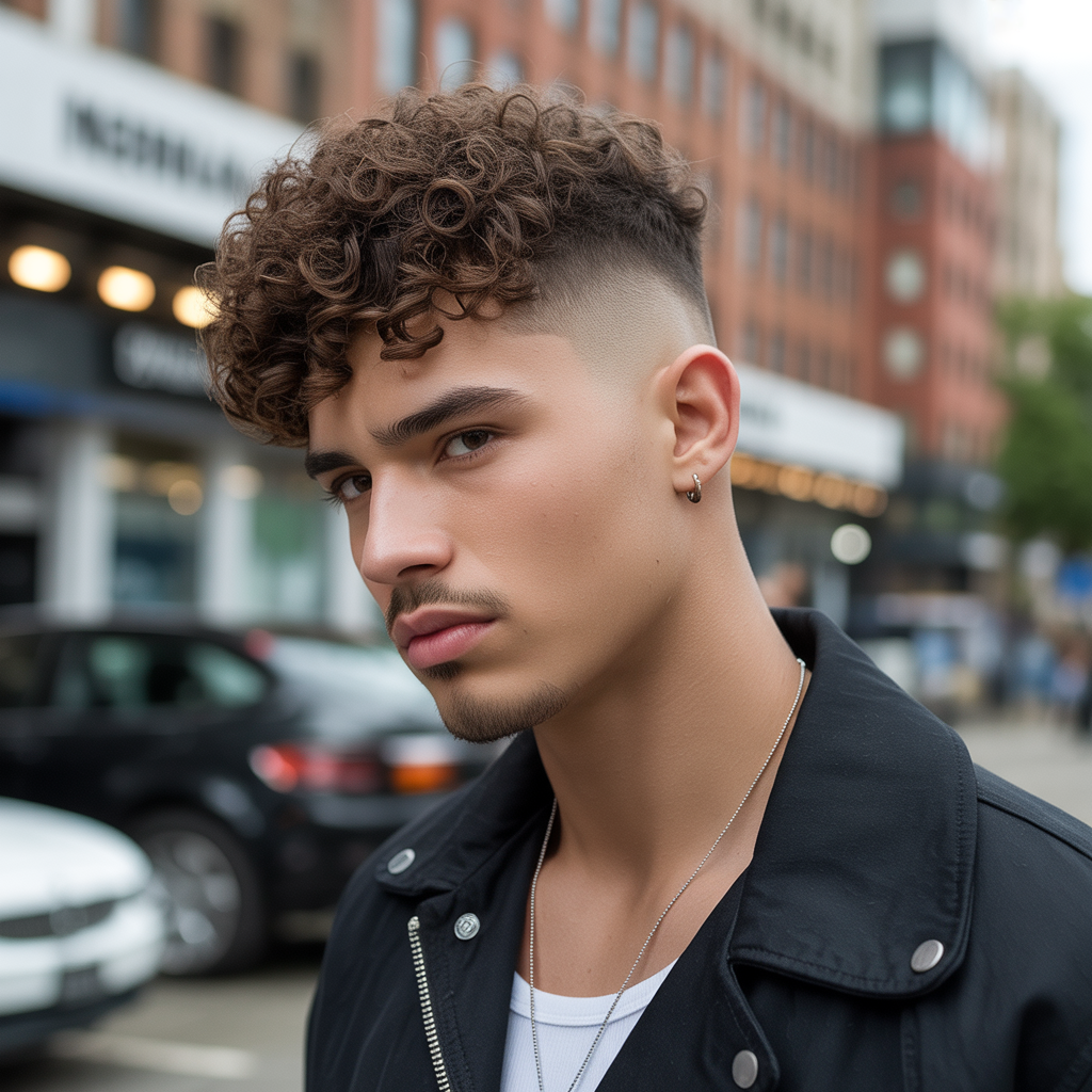 curly haircuts men