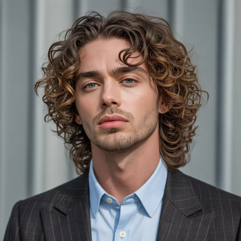 curly hairstyles for men