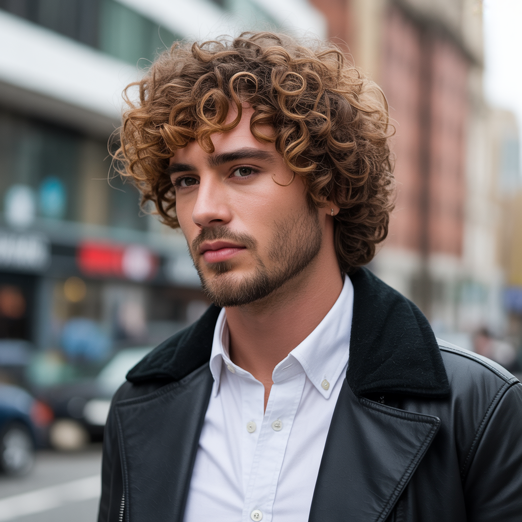 curly hairstyles for men