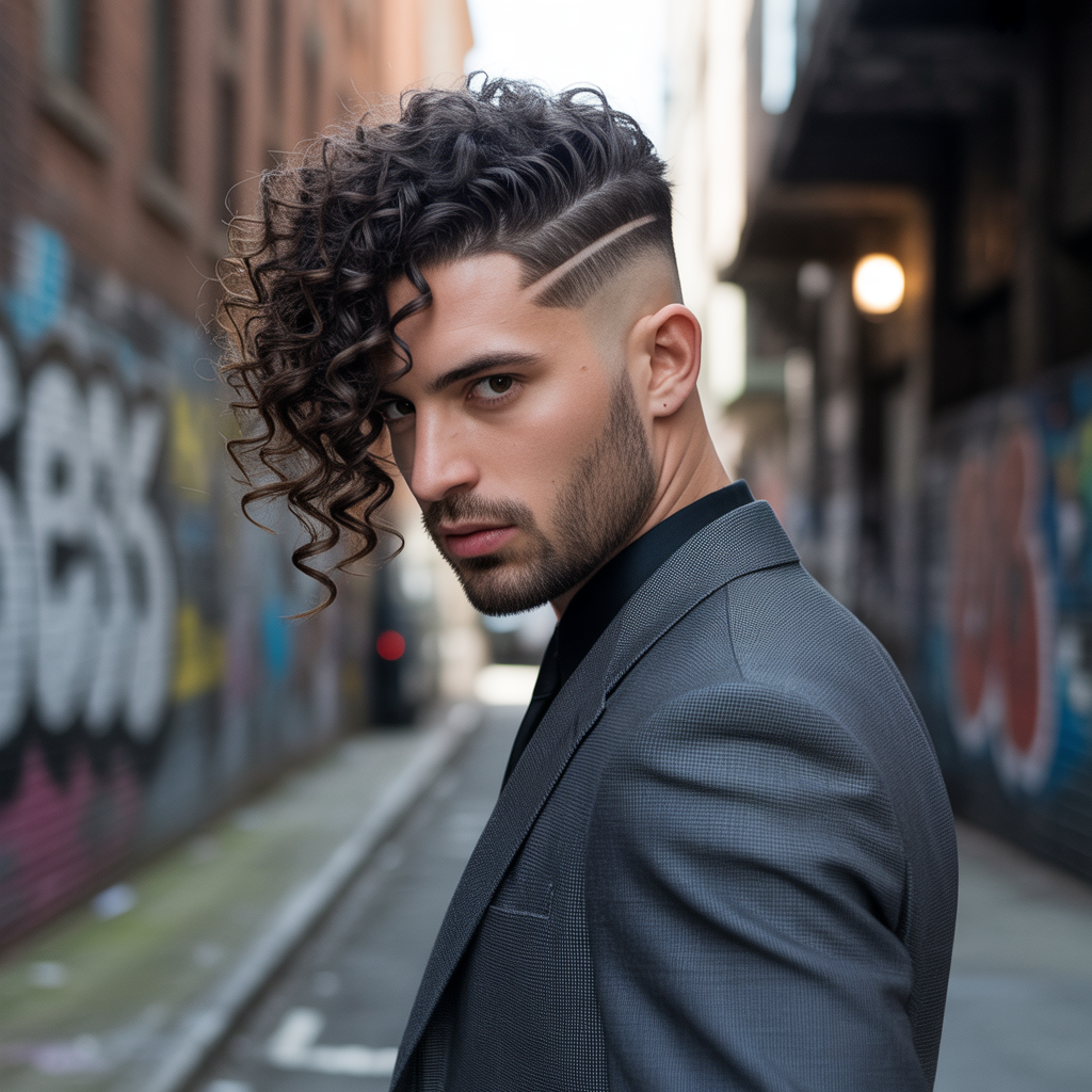 curly hairstyles for men