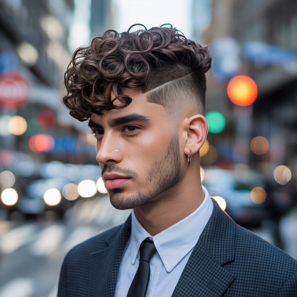 curly hairstyles for men
