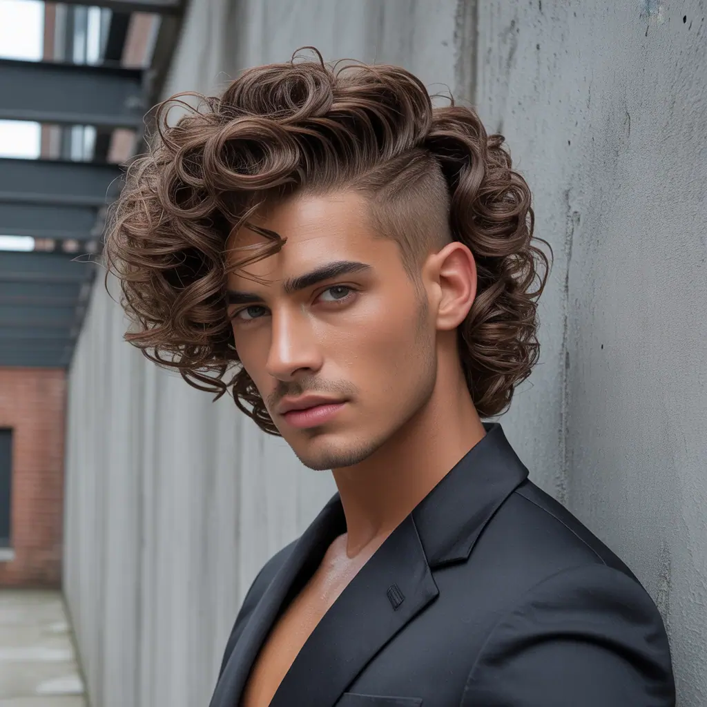 curly hairstyles for men