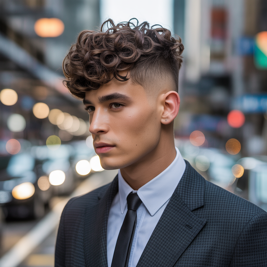curly hairstyles for men
