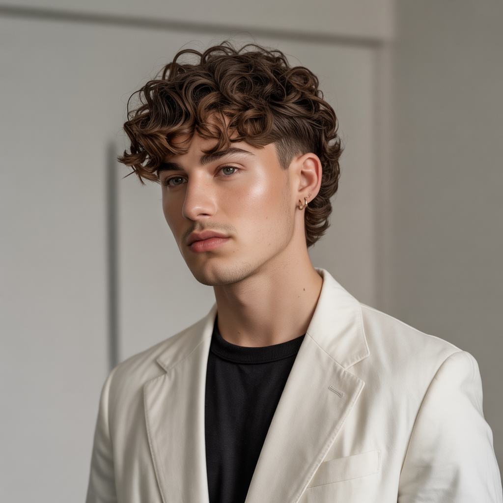 curly hairstyles for men