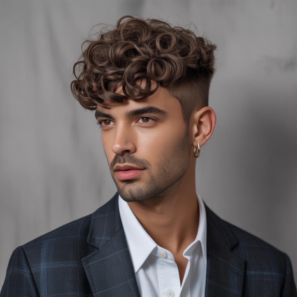 curly hairstyles for men