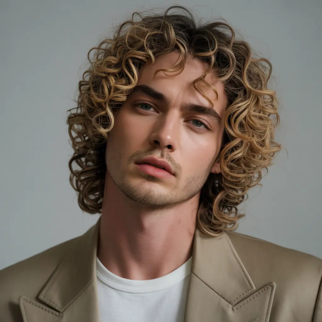 curly hairstyles for men