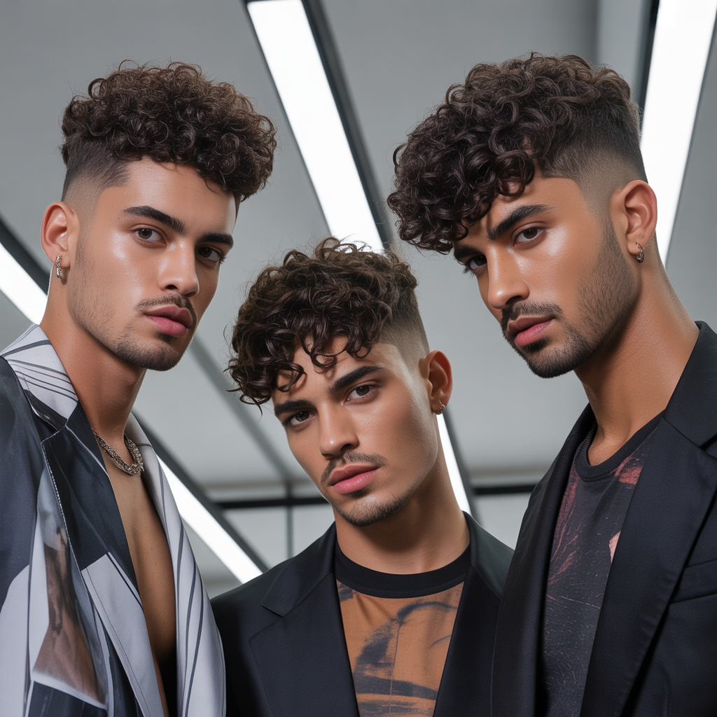 curly mens haircuts