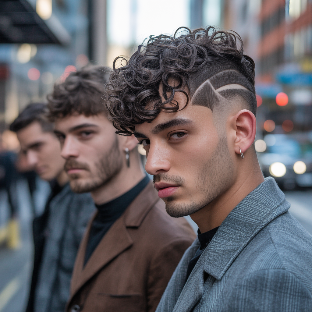 curly mens haircuts