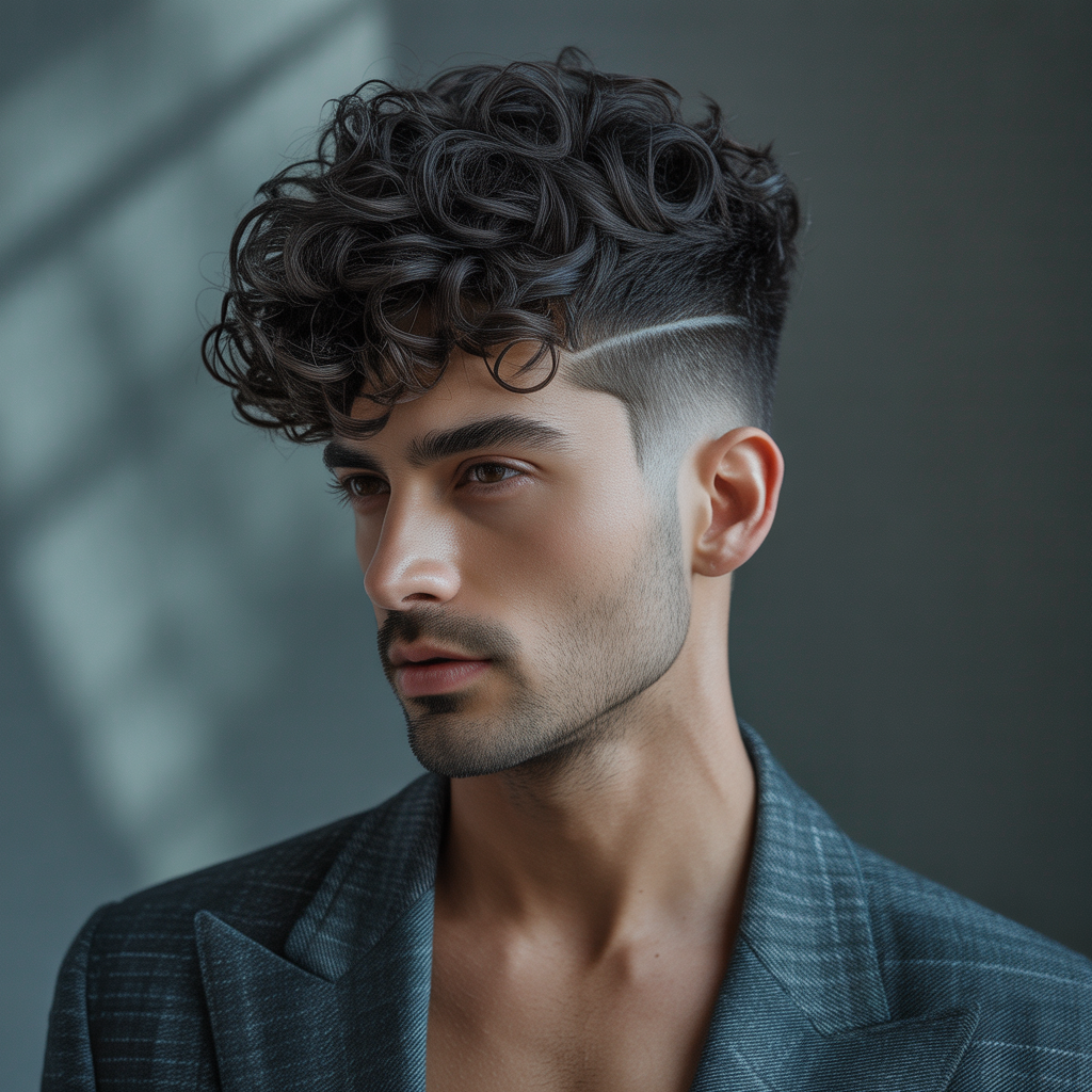 curly mens haircuts