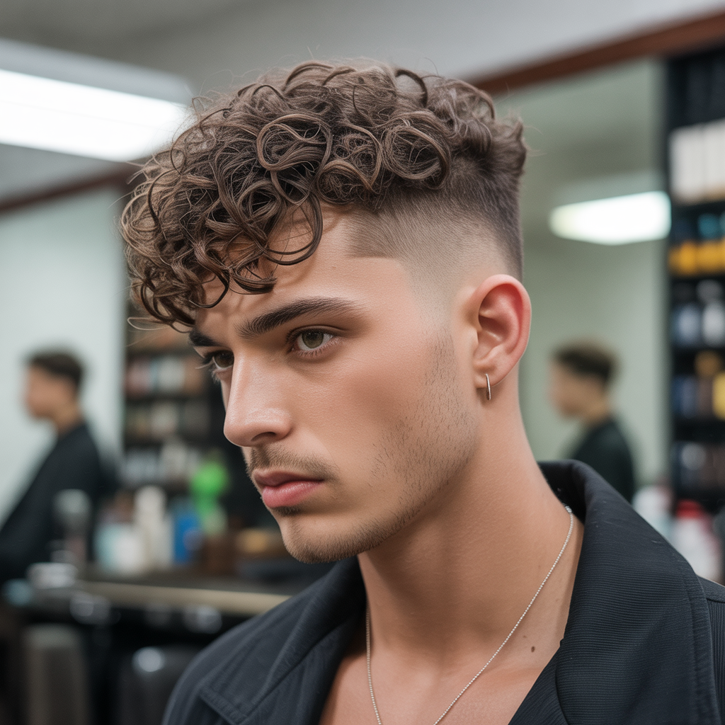 curly mens haircuts