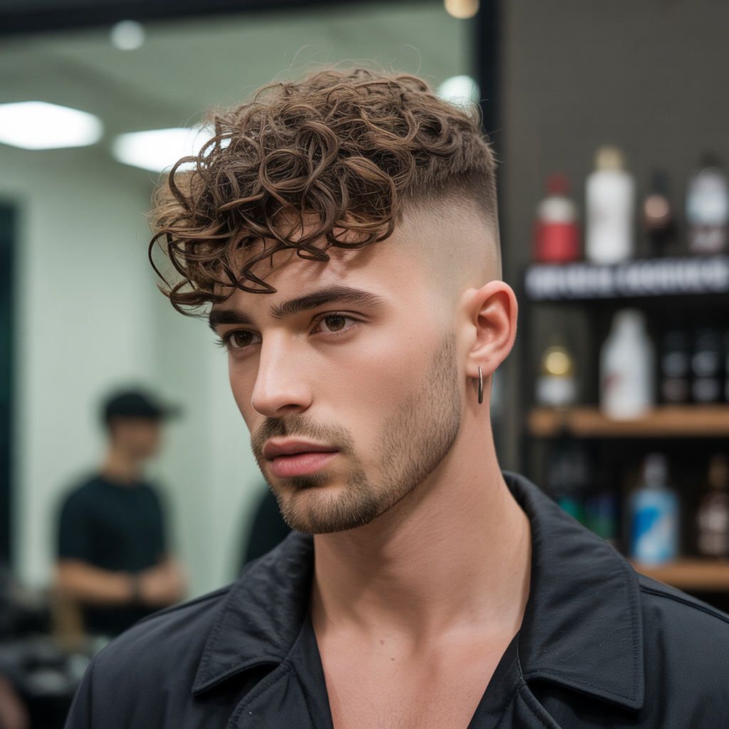 curly mens haircuts