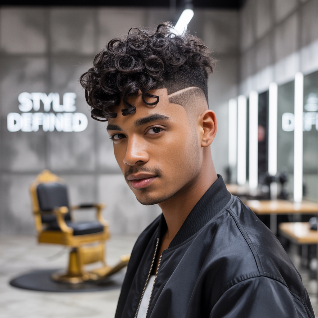 curly mens haircuts