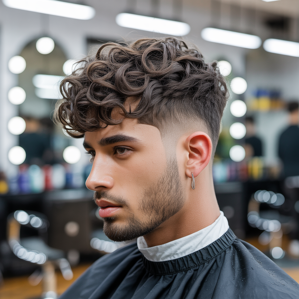 curly mens haircuts
