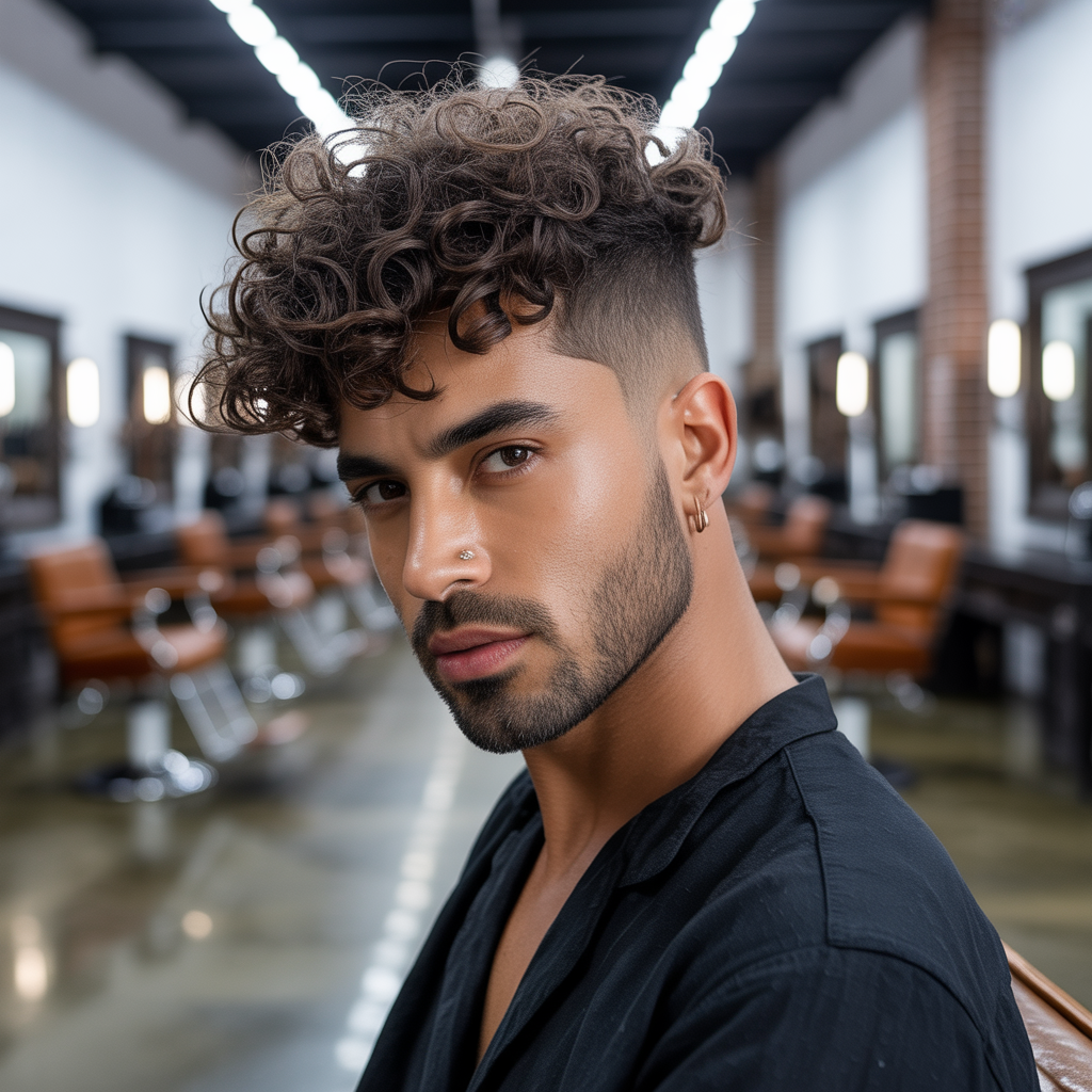 curly mens haircuts