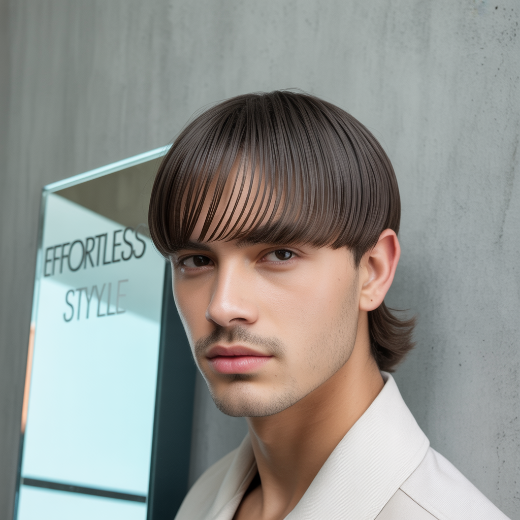 curtain bang hairstyles for men