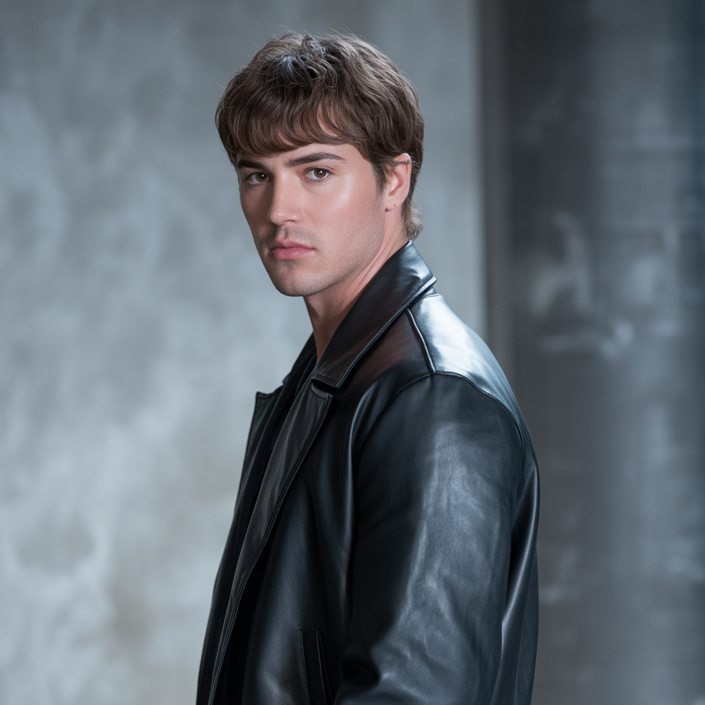 curtain bang hairstyles for men