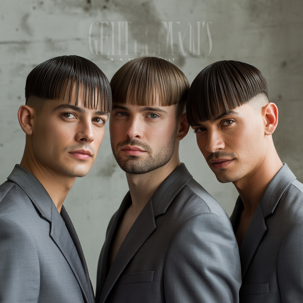 curtain bang hairstyles for men