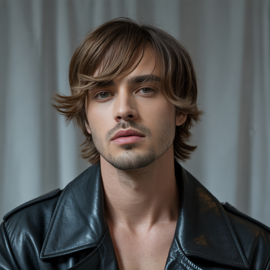 curtain bang hairstyles for men