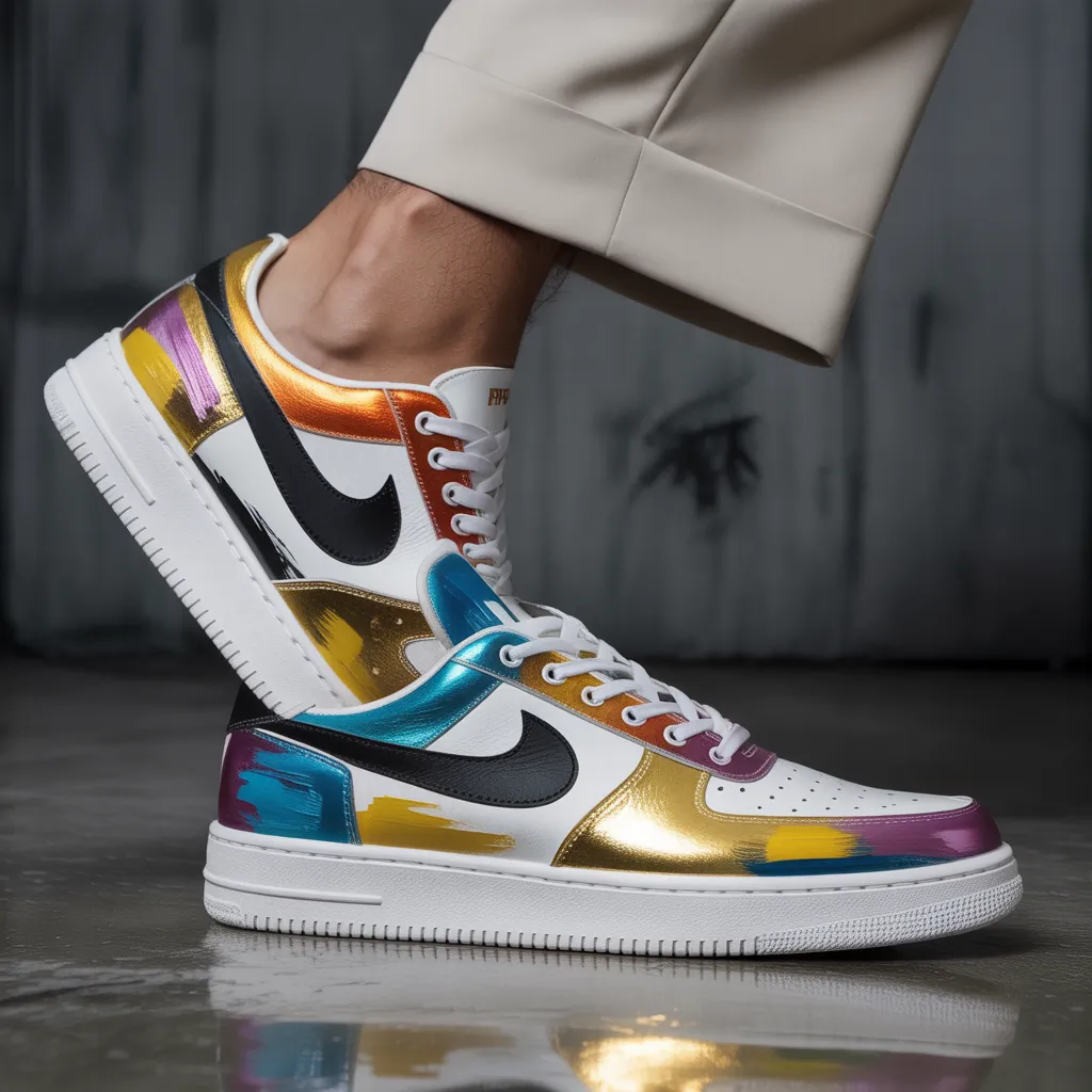 custom painted shoes