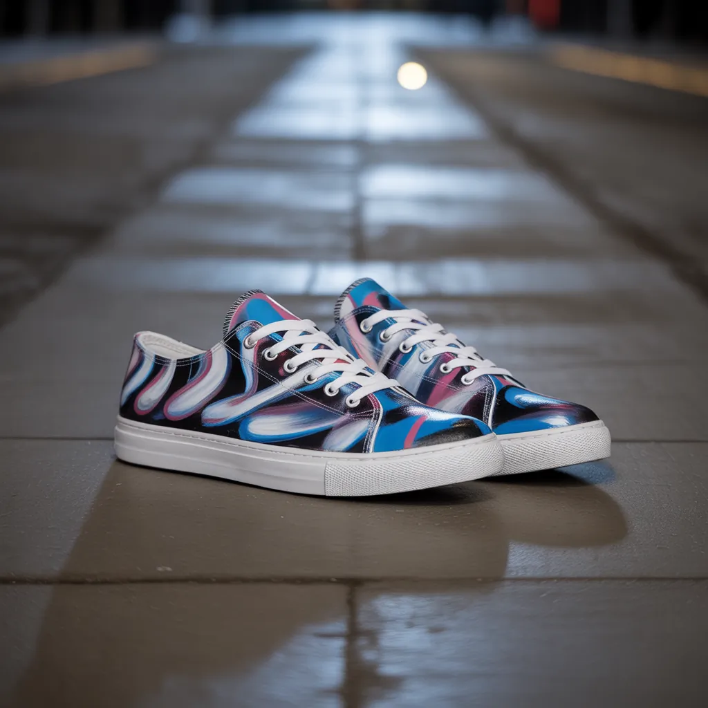 custom painted shoes