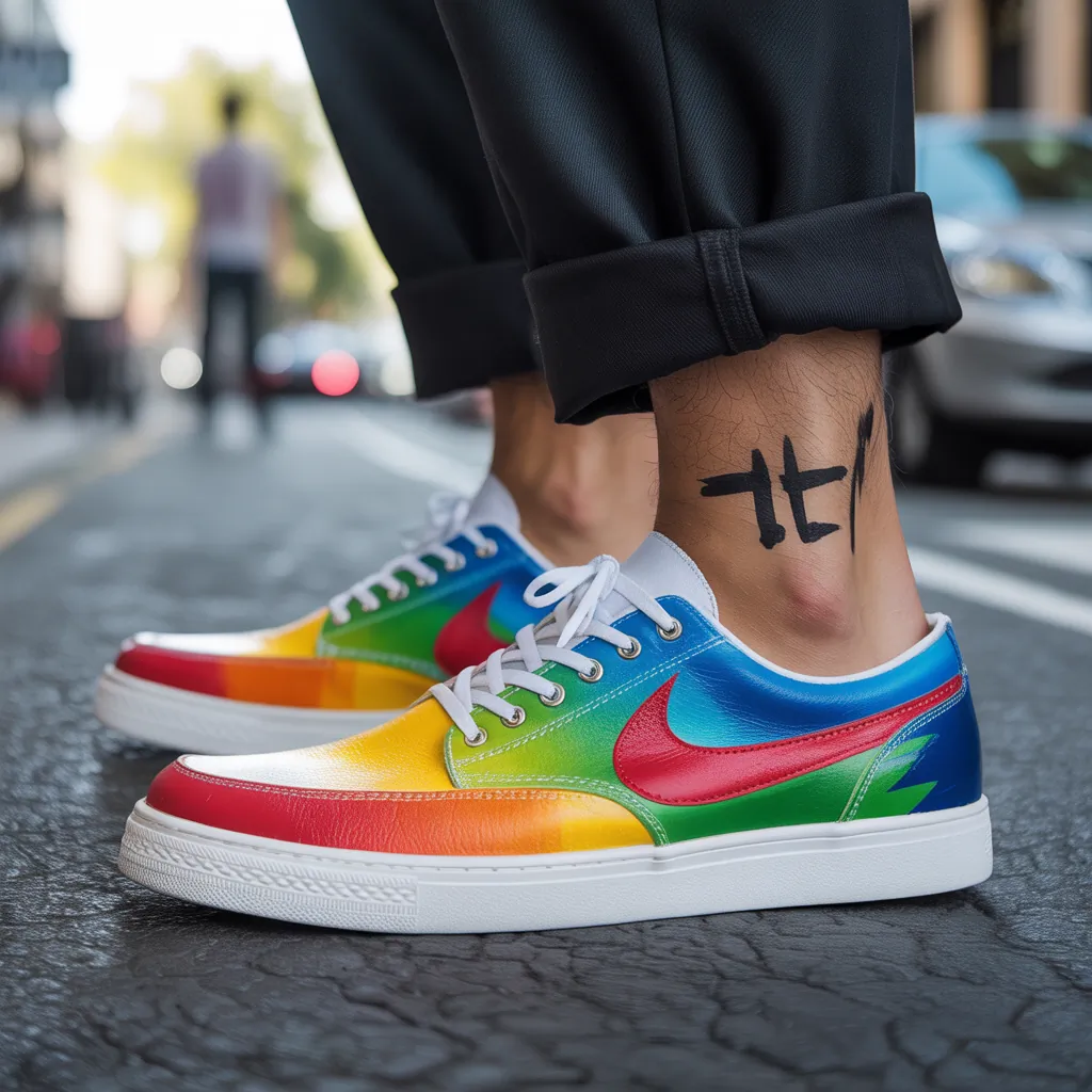 custom painted shoes