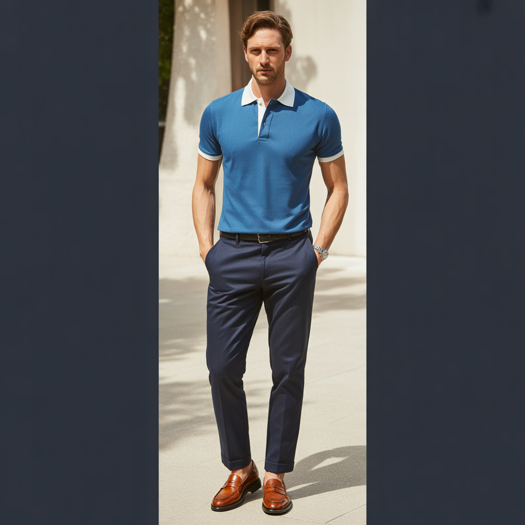 dapper polo shirt styles men