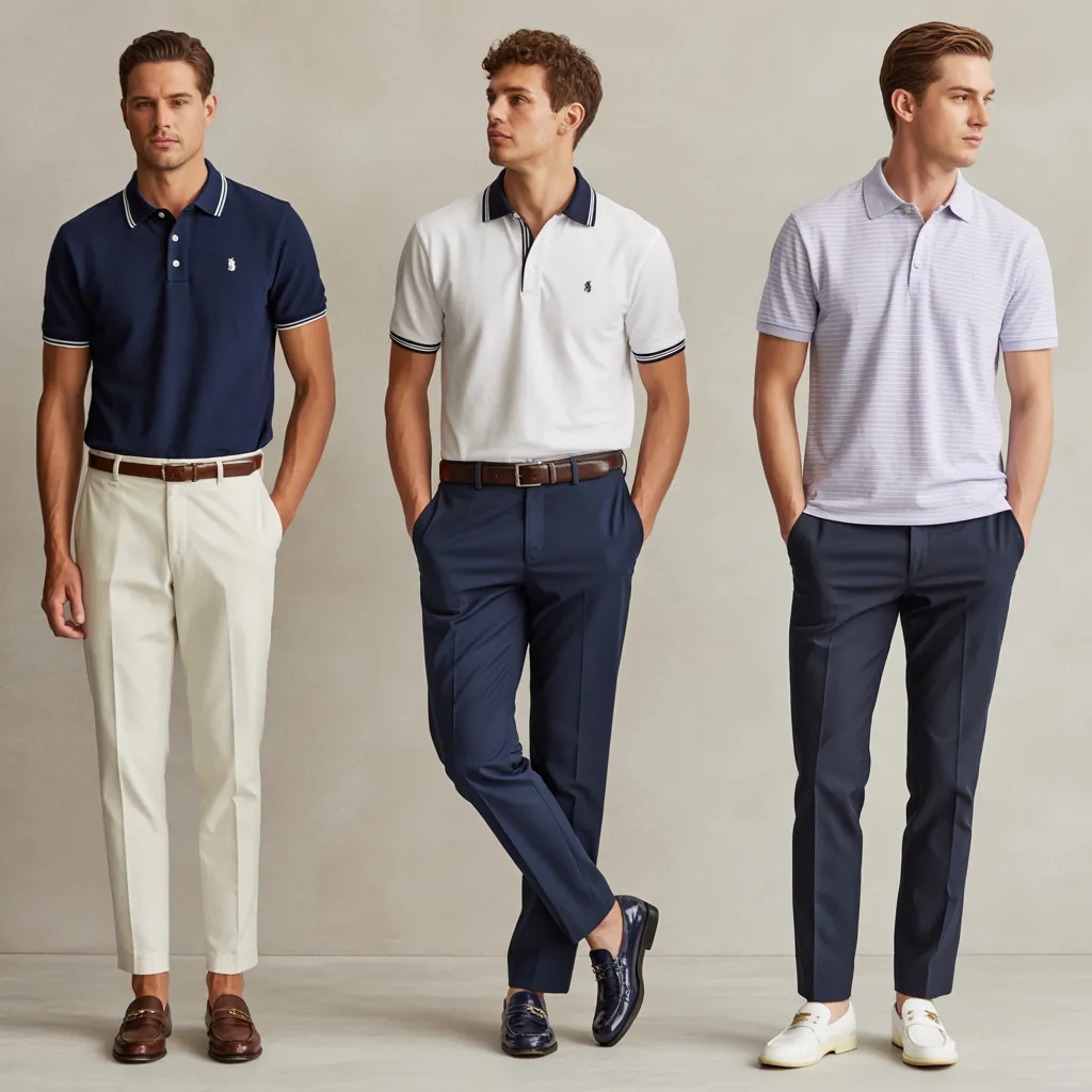 dapper polo shirt styles men
