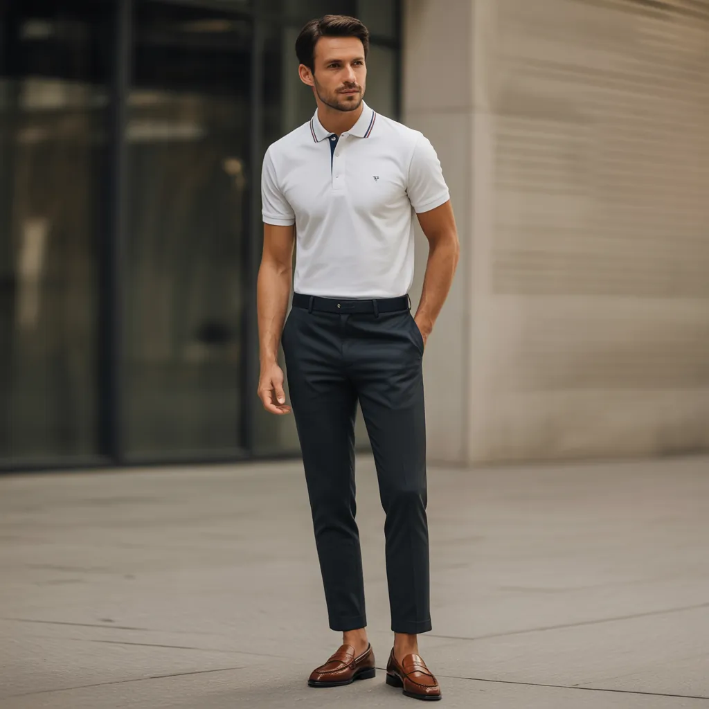 dapper polo shirt styles men