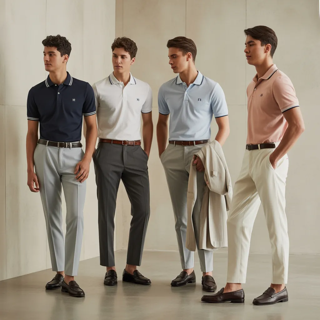 dapper polo shirt styles men