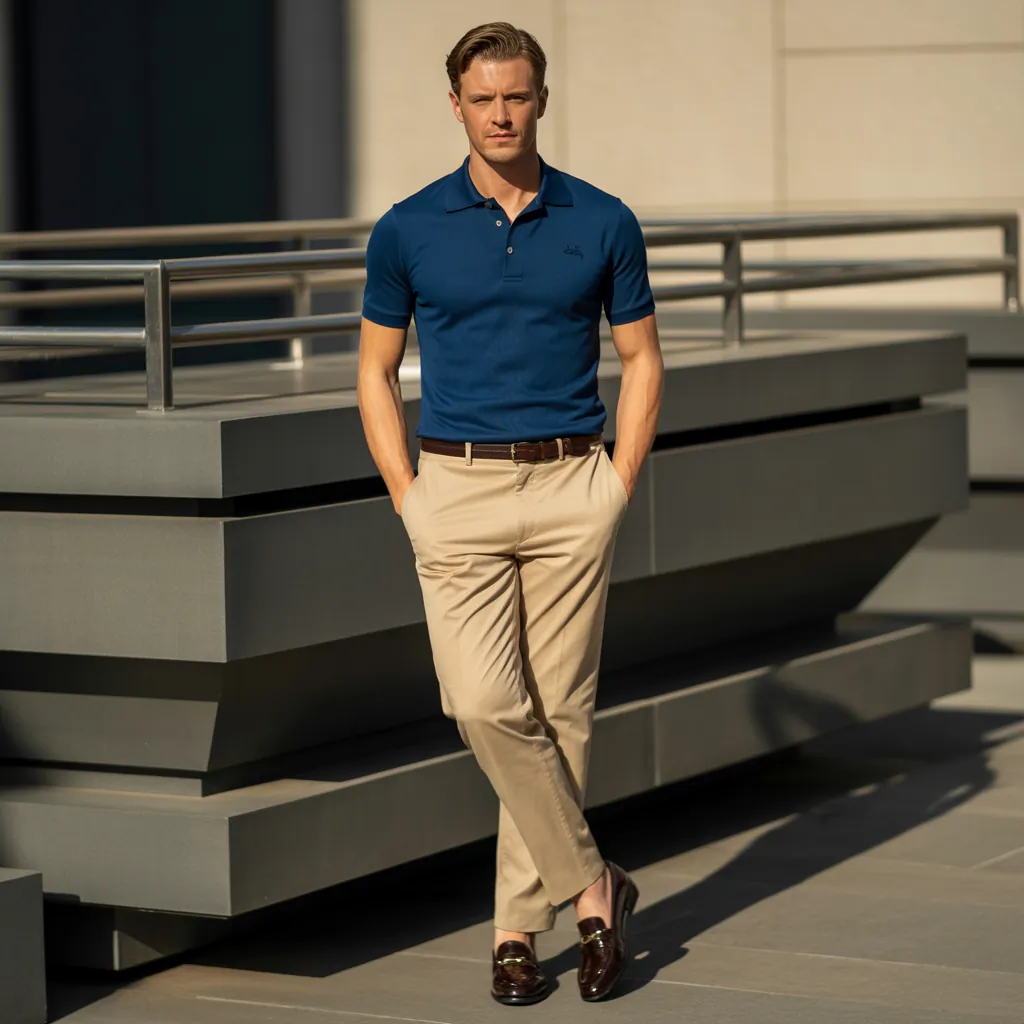 dapper polo shirt styles men