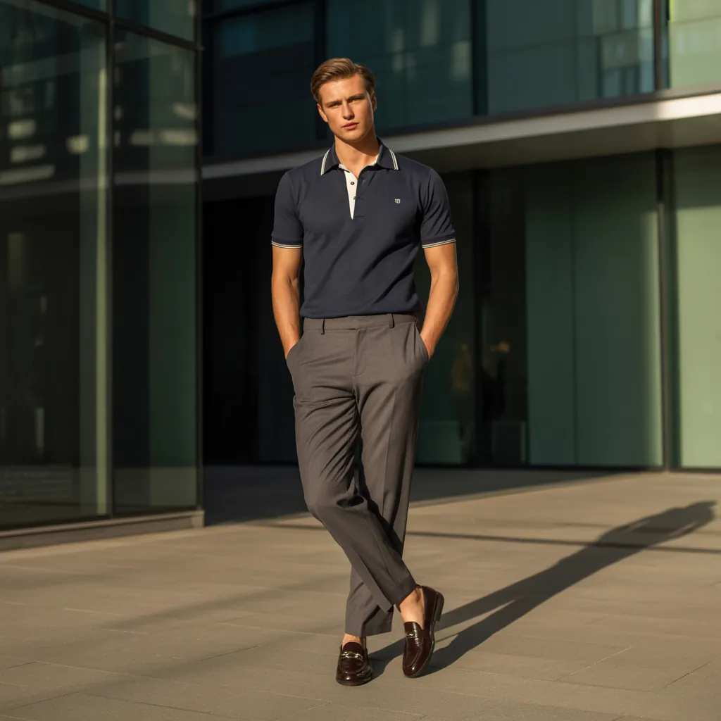 dapper polo shirt styles men