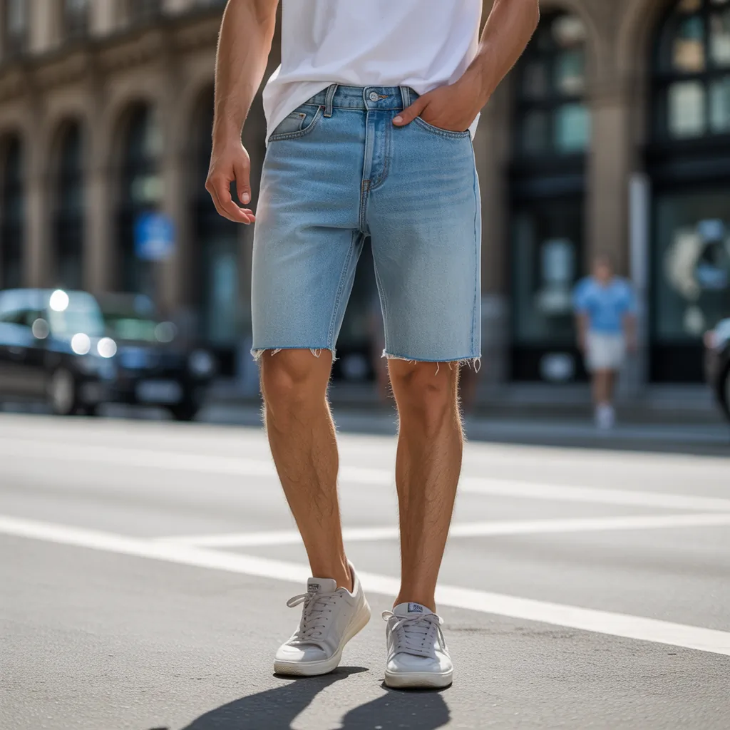 denim shorts for men