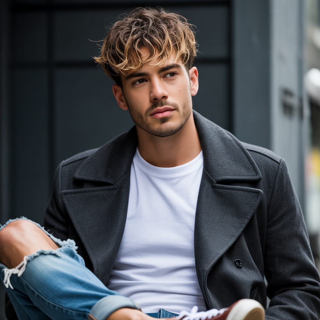 dirty blonde hair men