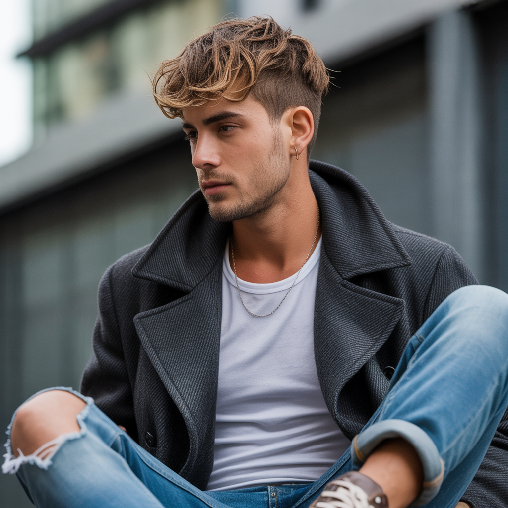 dirty blonde hair men