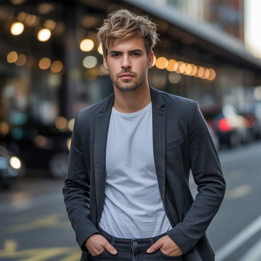 dirty blonde hair men