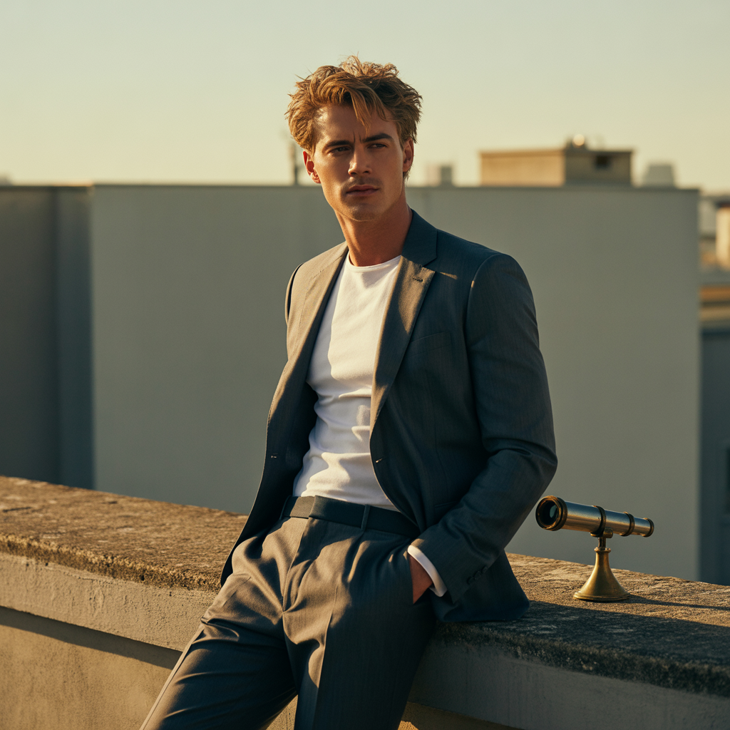dirty blonde hair men
