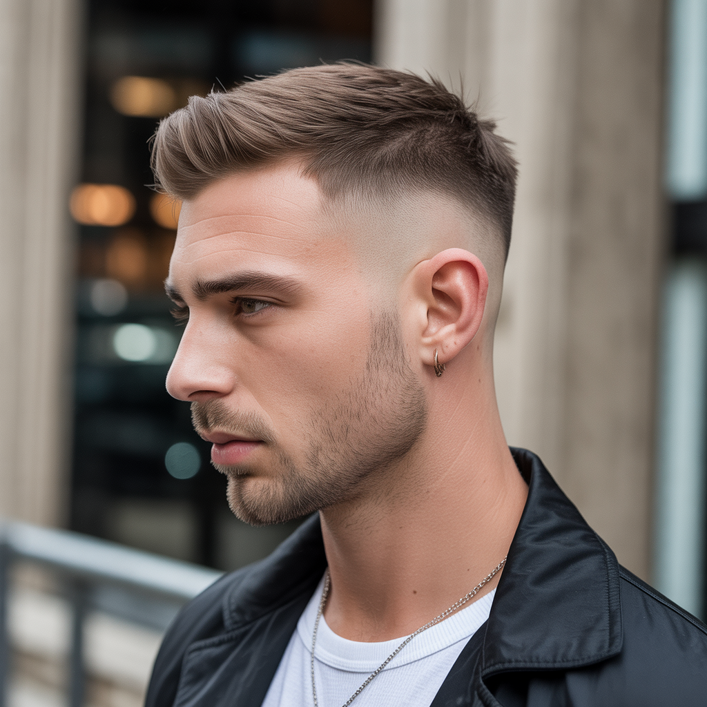 drop fade haircut